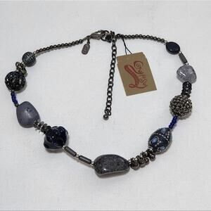 TRESKA funky beaded necklace new‎